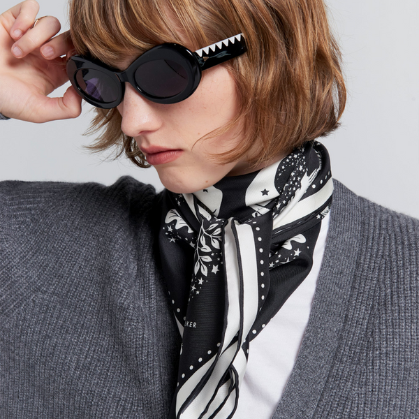 Night Owl Classic Scarf - Black