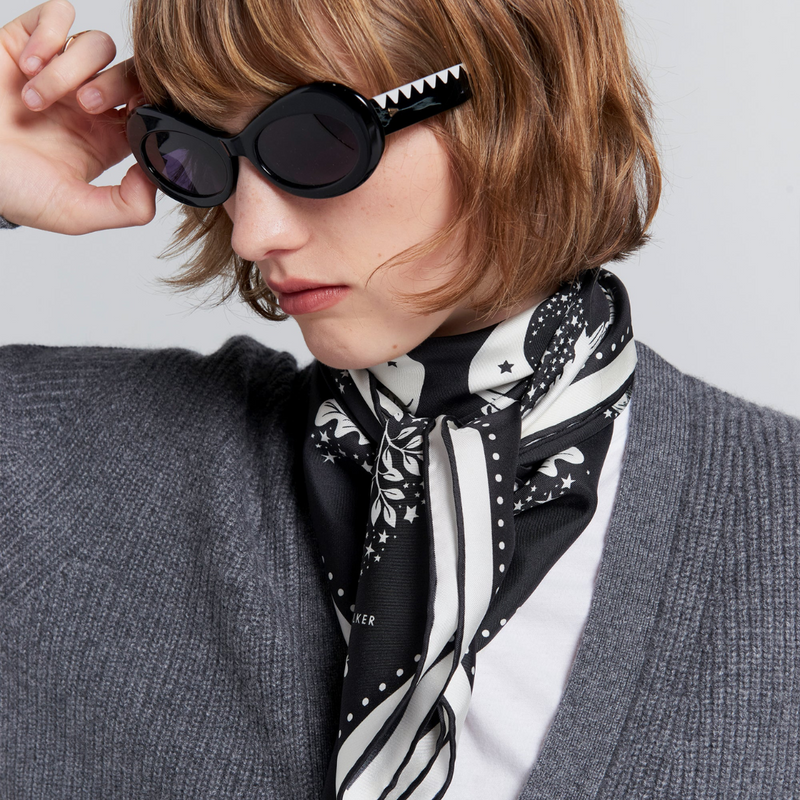 Night Owl Classic Scarf - Black