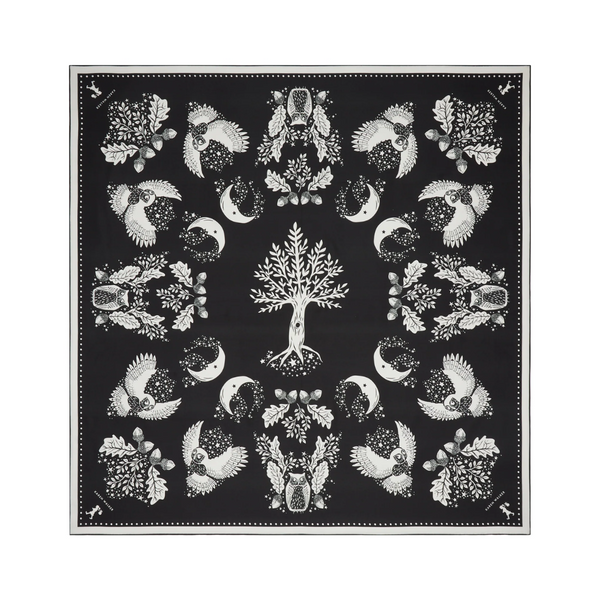 Night Owl Classic Scarf - Black