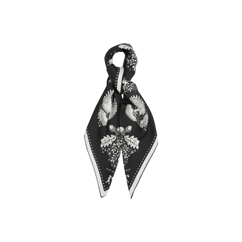 Night Owl Classic Scarf - Black