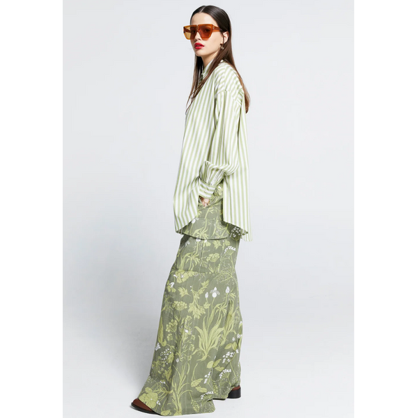 Oversized Walker Shirt - Apple Stripe