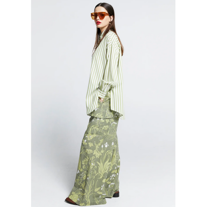 Oversized Walker Shirt - Apple Stripe