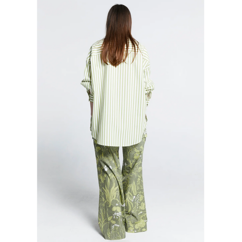 Oversized Walker Shirt - Apple Stripe
