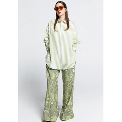 Oversized Walker Shirt - Apple Stripe
