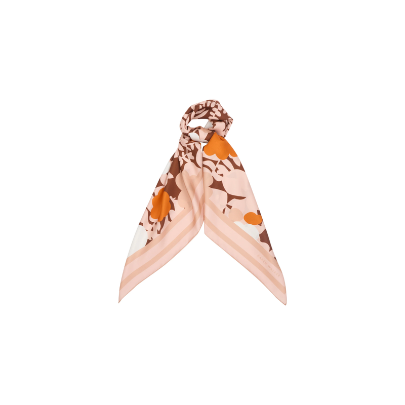 Perfect Day Floral Classic Silk Scarf - Pink