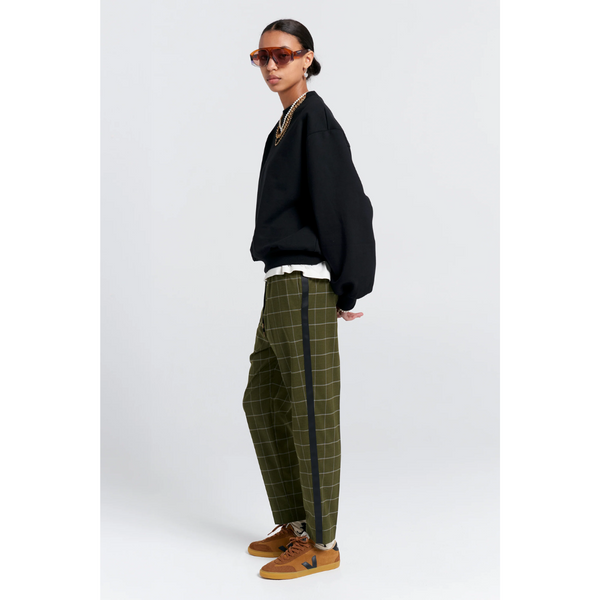 Promenade Trousers - Khaki Green
