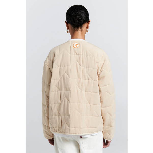 Quilted Drift Jacket - Natural