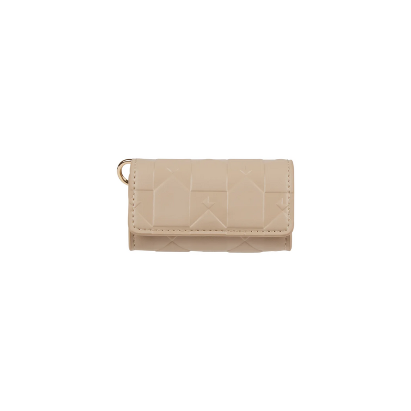 Runaway Woven Dog Leash + Bag Holder - Macadamia/Chestnut