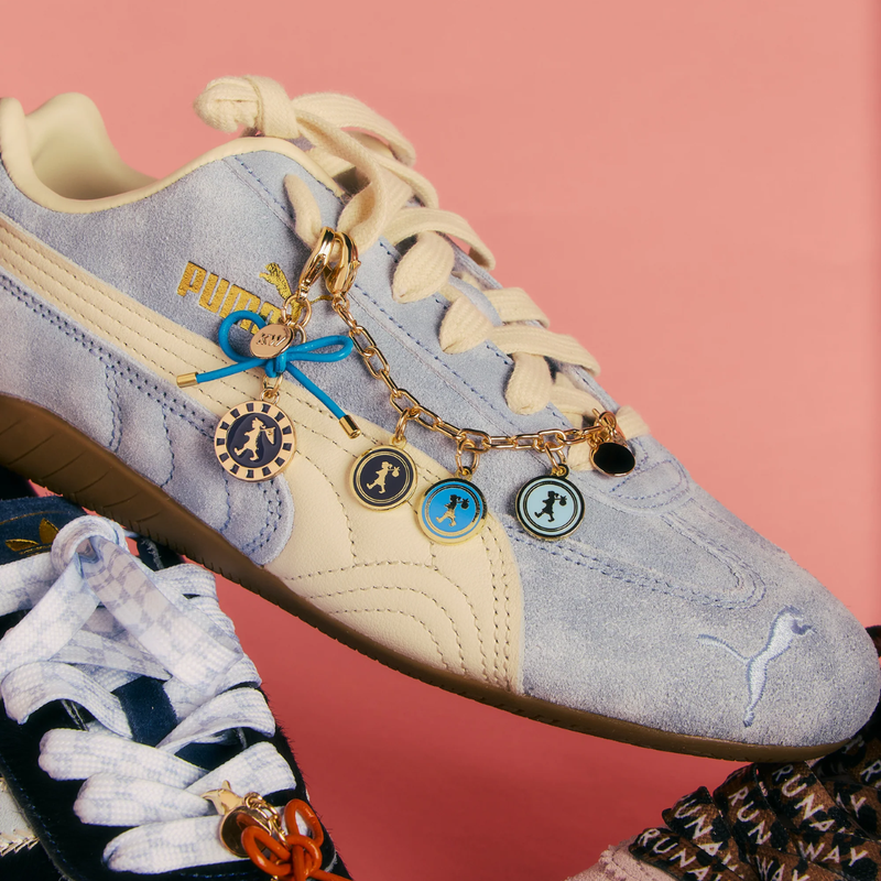 Sailor Girl Charm - Gold + Navy