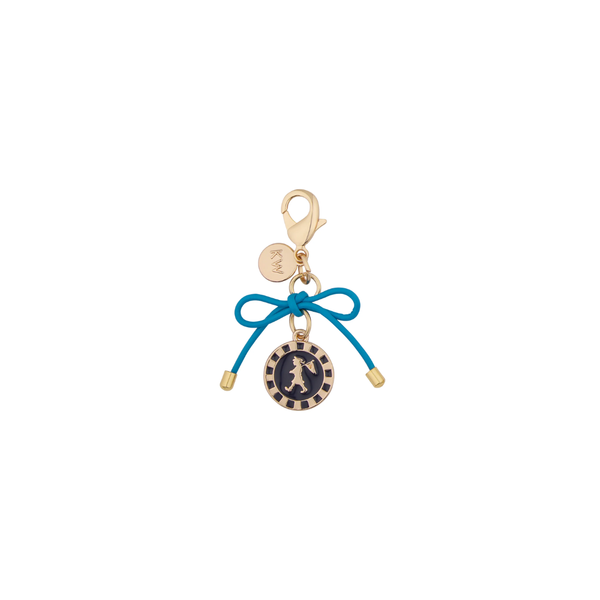Sailor Girl Charm - Gold + Navy