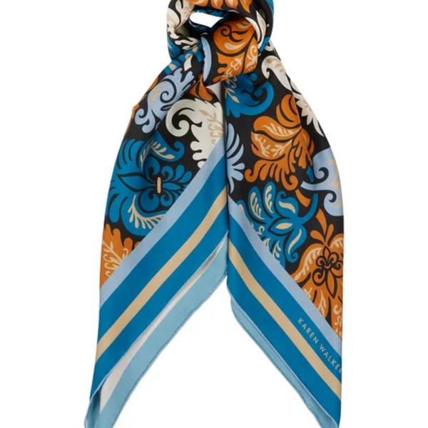 Tapestry Floral Classic Scarf - Jewel Multi
