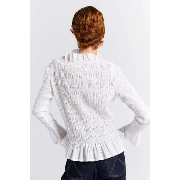 Keiko Organic Cotton Top - Off White