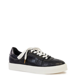 Amanza Trainer - Black Check Calf