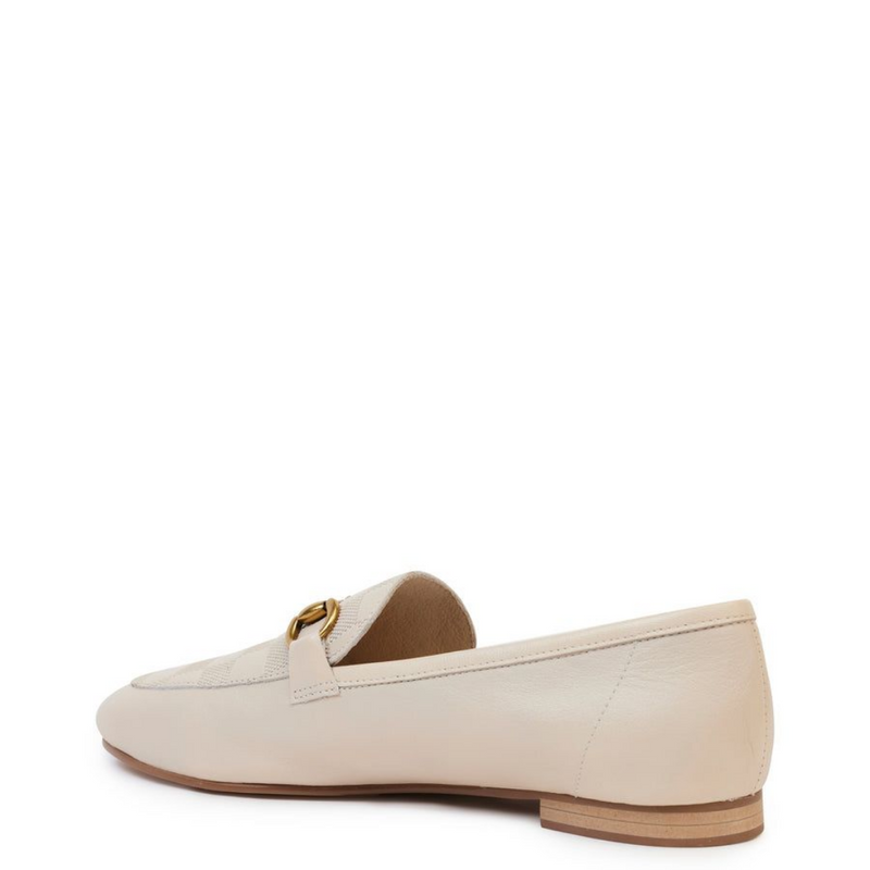 Leila Loafer - Stone Check Calf