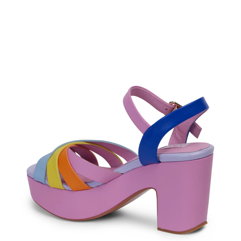 Soleil Heel - Rainbow Multi Calf
