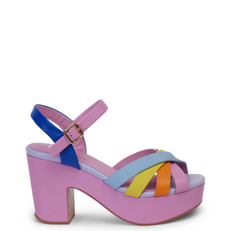 Soleil Heel - Rainbow Multi Calf