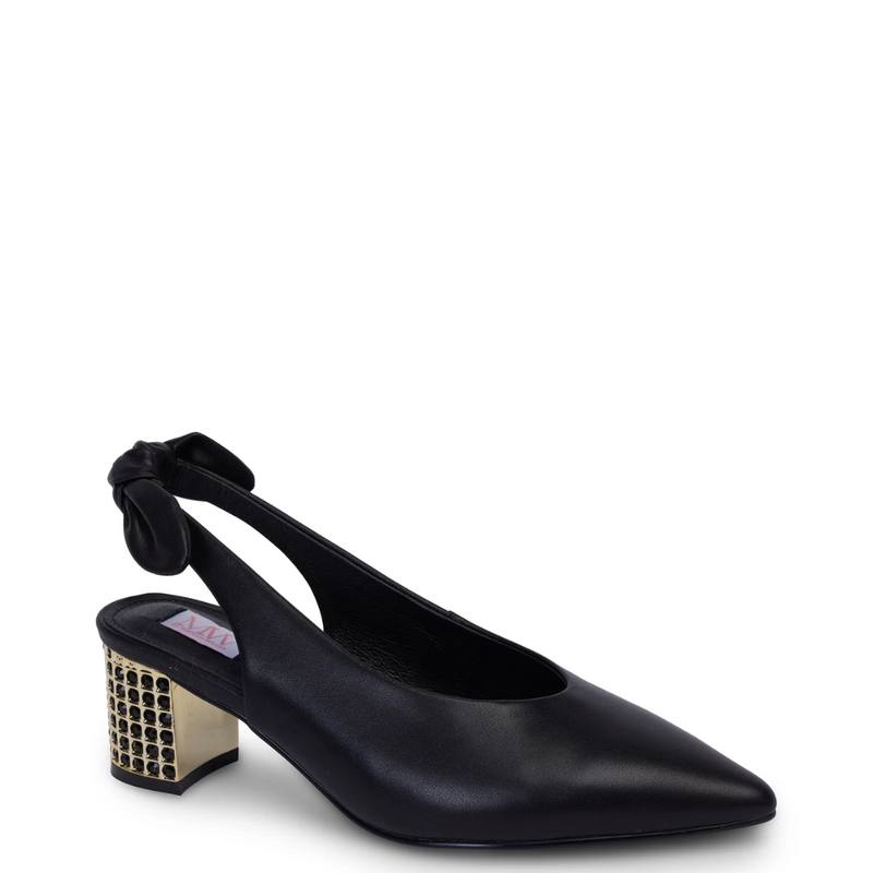 Zinnia Slingback - Black Calf