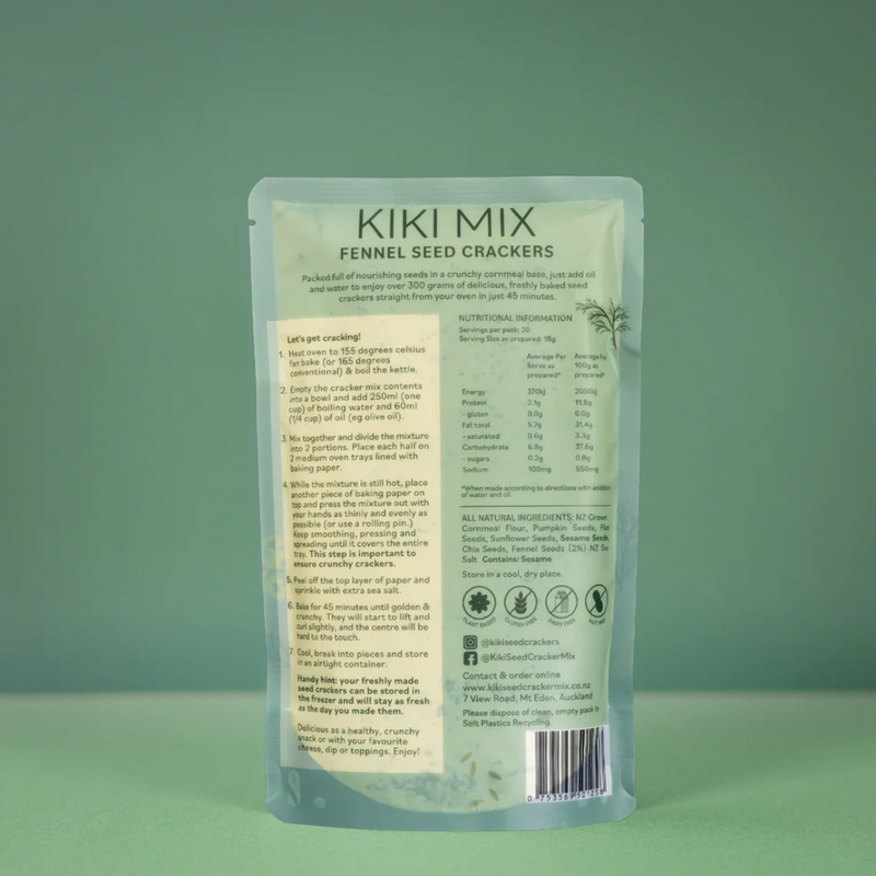 Kiki Cracker Mix - Fennel Seed