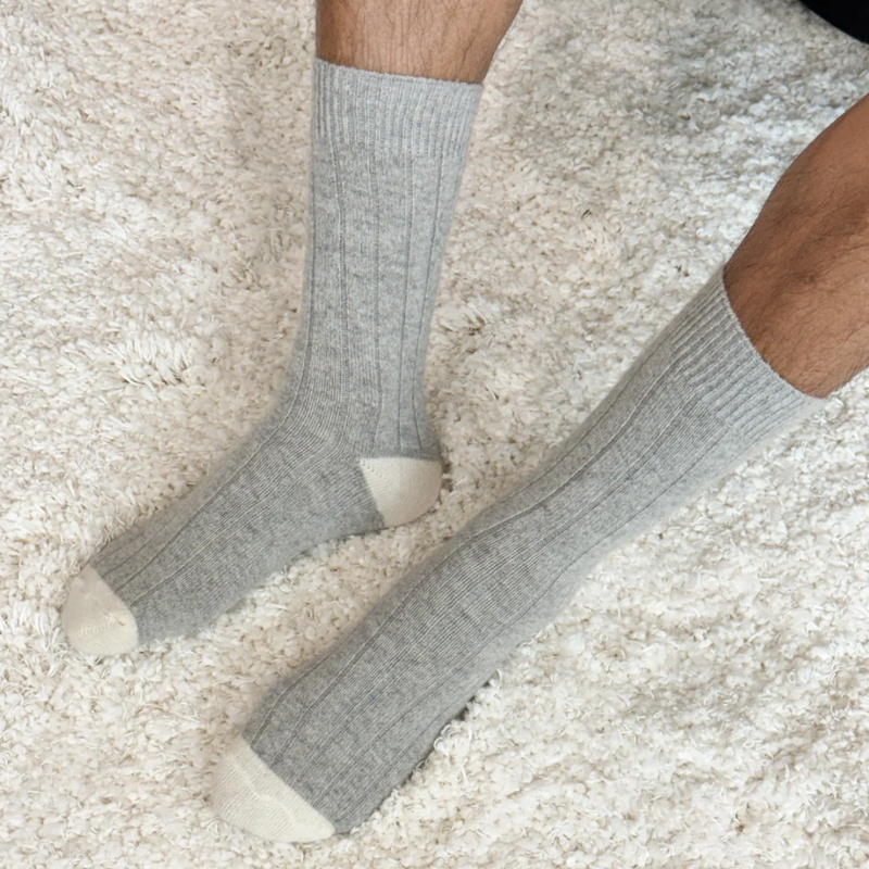 Cashmere Socks - Grey