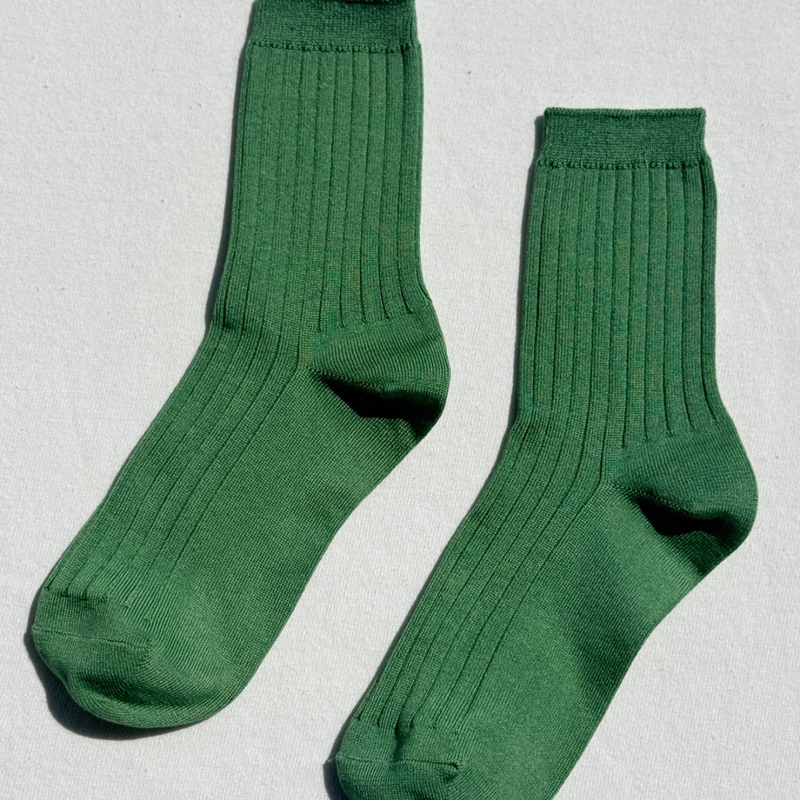 Her Socks Solid - Jade