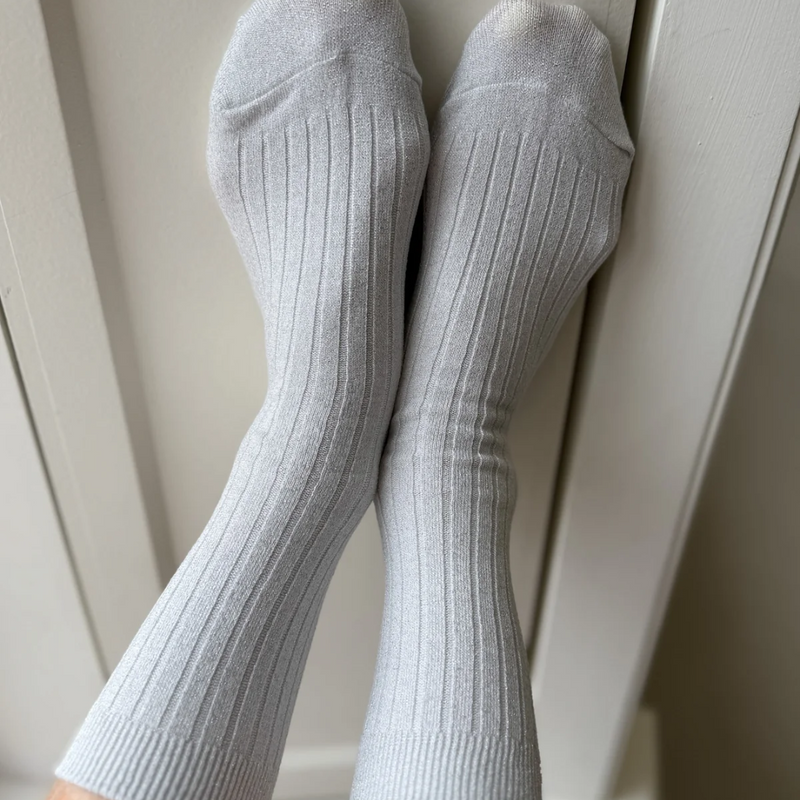 Her Socks Lurex - Snow White