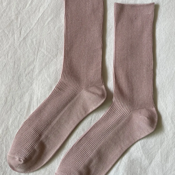 Trouser Socks - Rose Water
