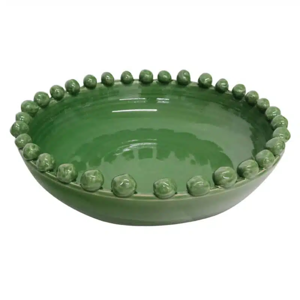Terracotta Bowl Medium - Green