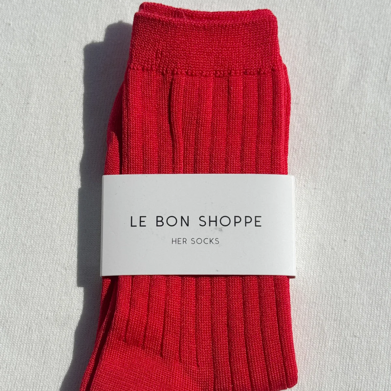 Her Socks - Classic Red