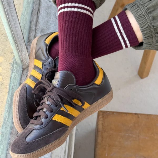 Boyfriend Socks - Maroon