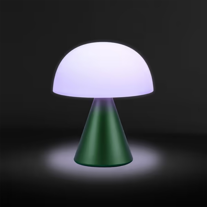 Mina Medium LED Lamp - Dark Green
