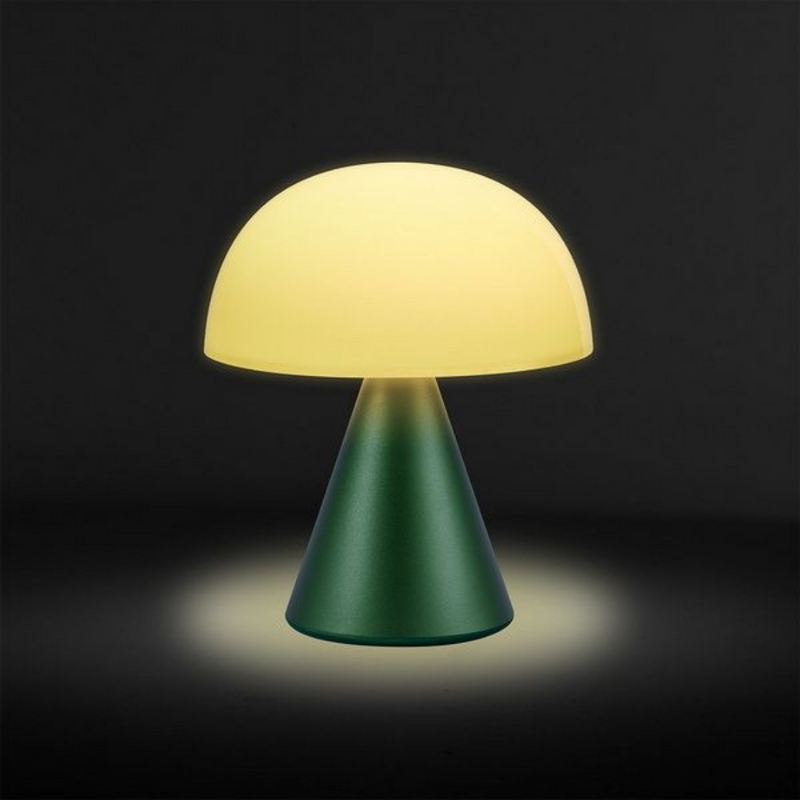 Mina Medium LED Lamp - Dark Green