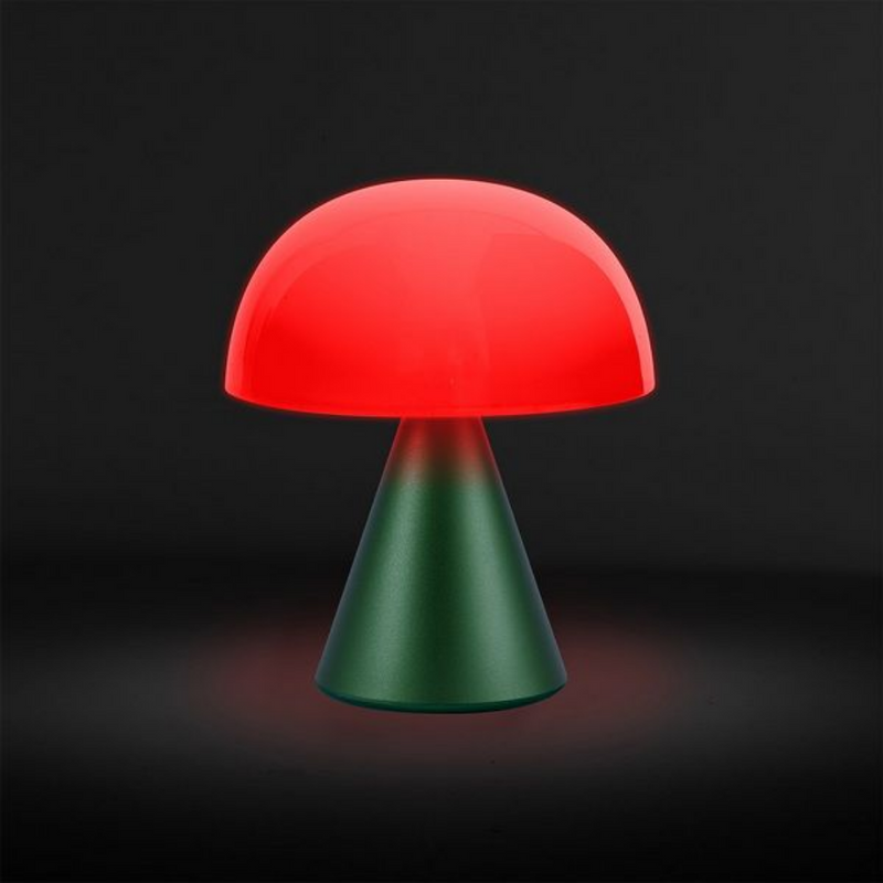 Mina Medium LED Lamp - Dark Green