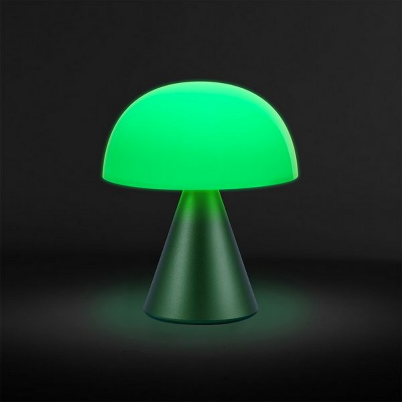 Mina Medium LED Lamp - Dark Green