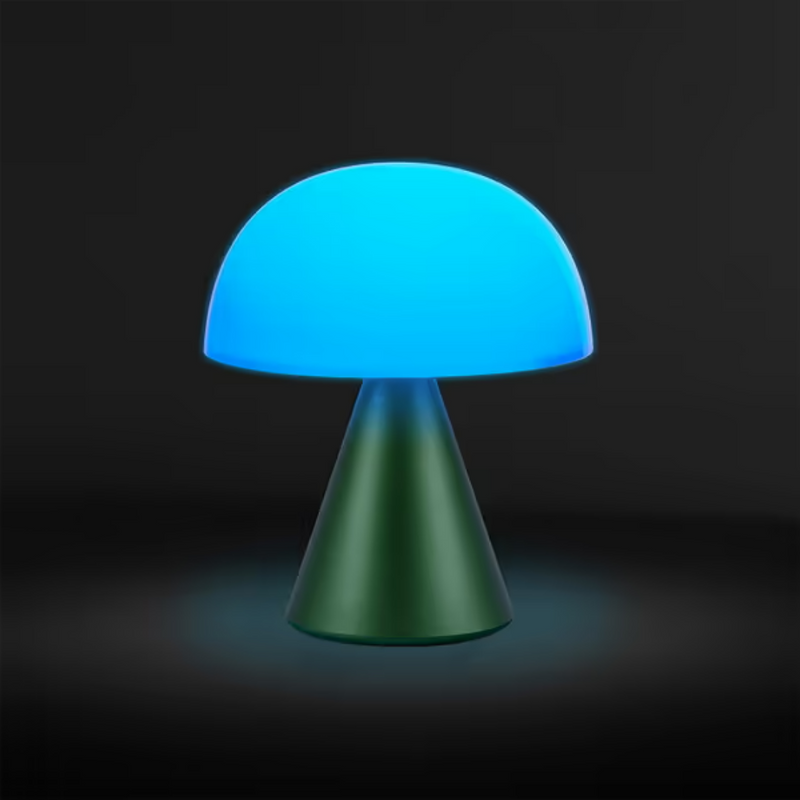 Mina Medium LED Lamp - Dark Green