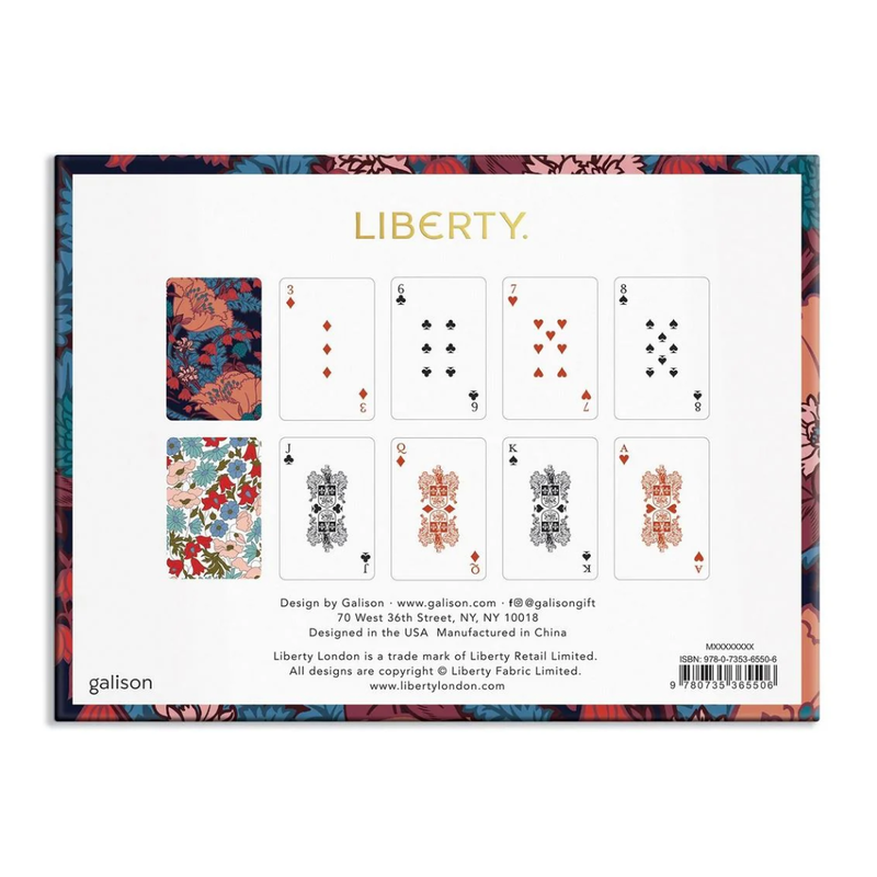 Liberty Playing Card Set - Floral