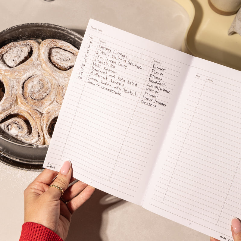 Sidekick Journals - Recipe Book