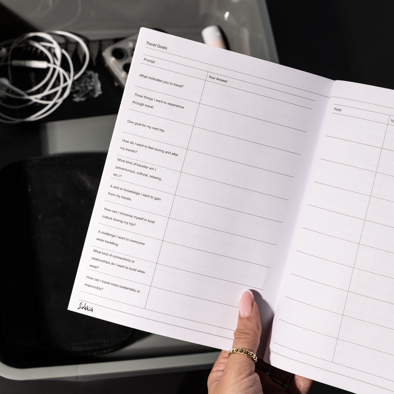 Sidekick Journals - Travel Log