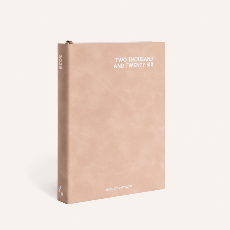 2026 A5 Daily Diary Faux Leather - Petal