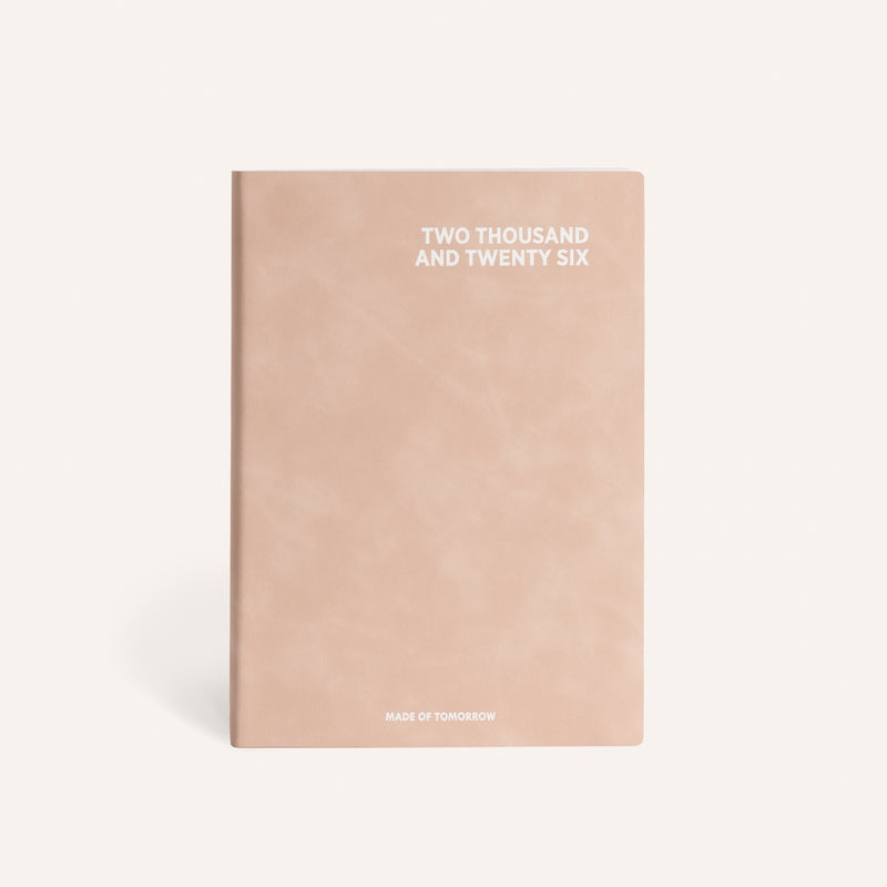 2026 A5 Daily Diary Faux Leather - Petal