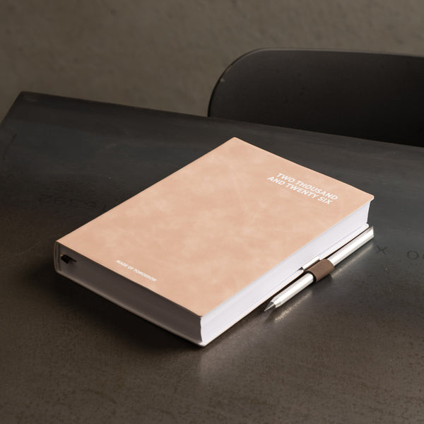 2026 A5 Daily Diary Faux Leather - Petal