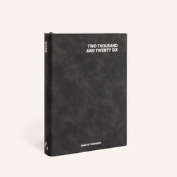 2026 A5 Daily Diary Faux Leather - Onyx
