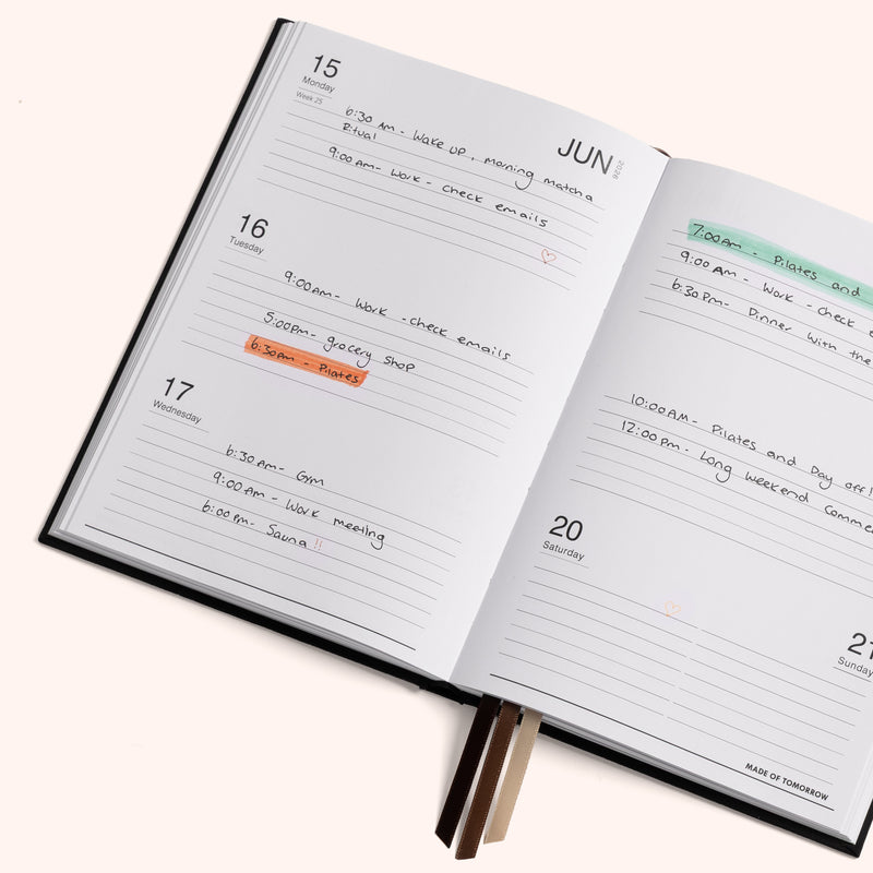 2026 A5 Weekly Diary - Liquorice