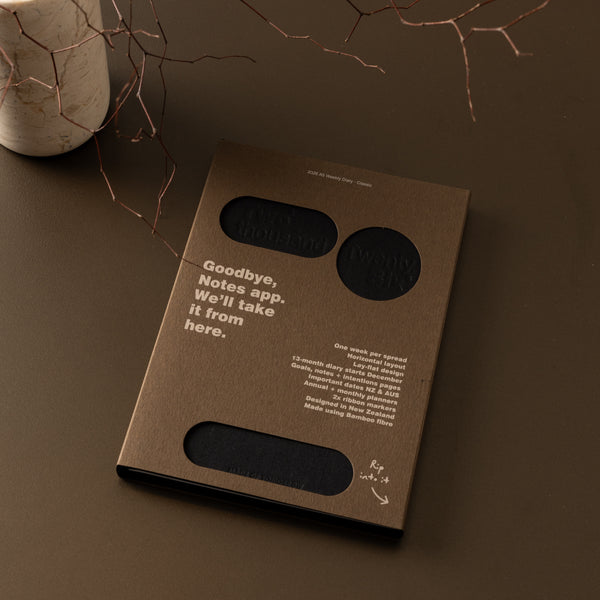 2026 A5 Weekly Diary - Liquorice