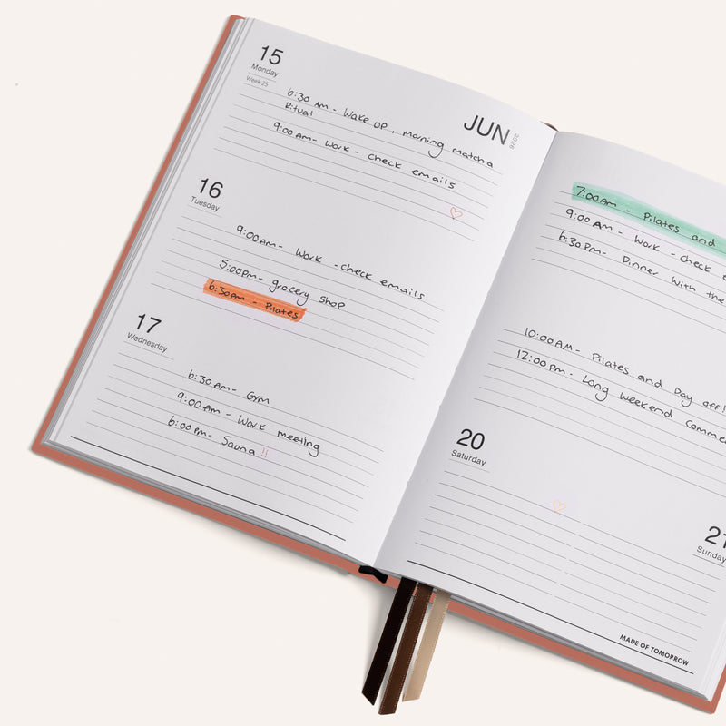 2026 A5 Weekly Diary - Sorbet