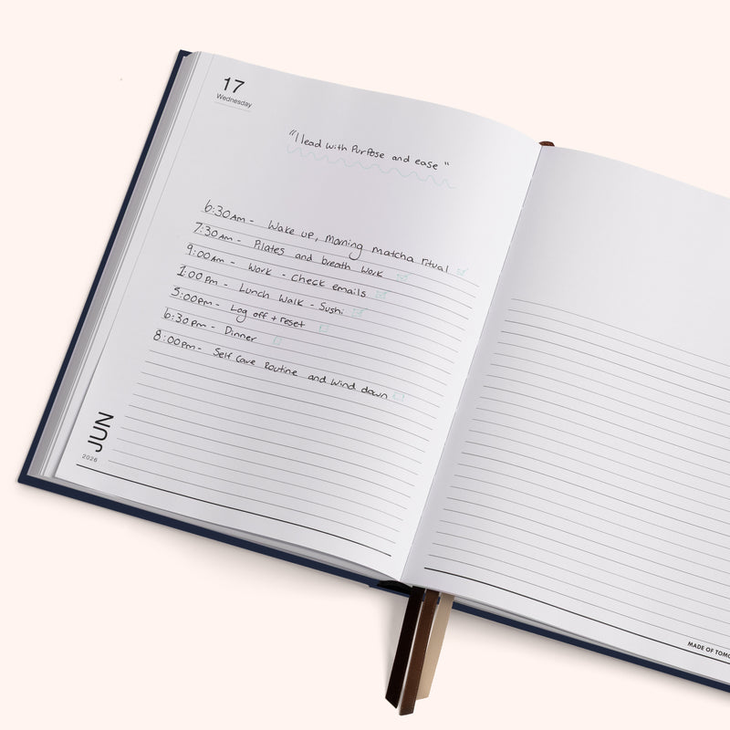 2026 Grand Daily Diary - Blueberry