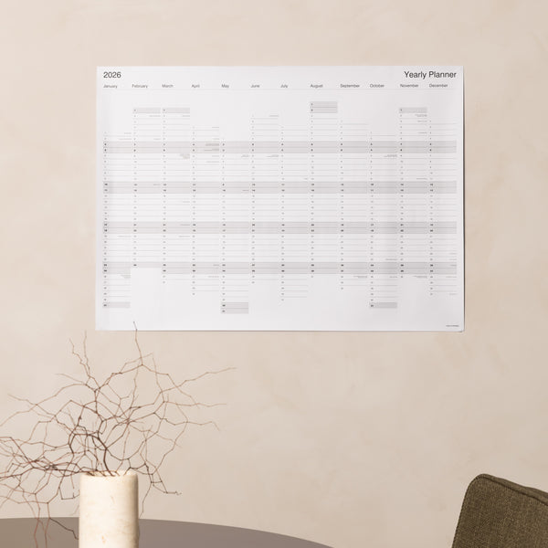 2026 Yearly Wall Planner - Large