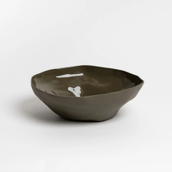 Haan Serving Bowl Medium - Olive