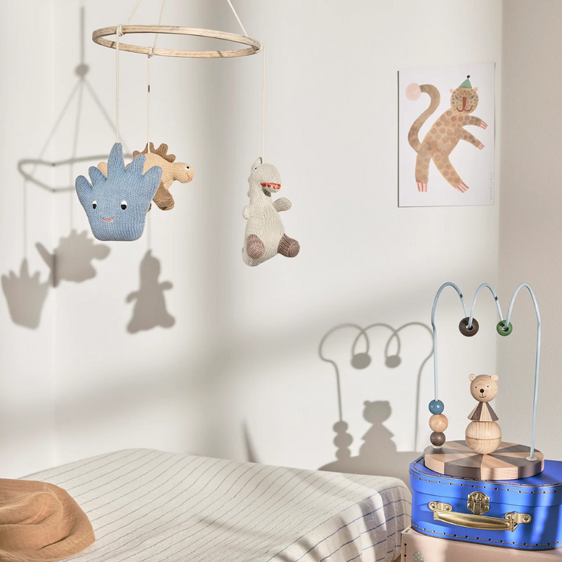 Circus Bear Abacus - Dusty Blue