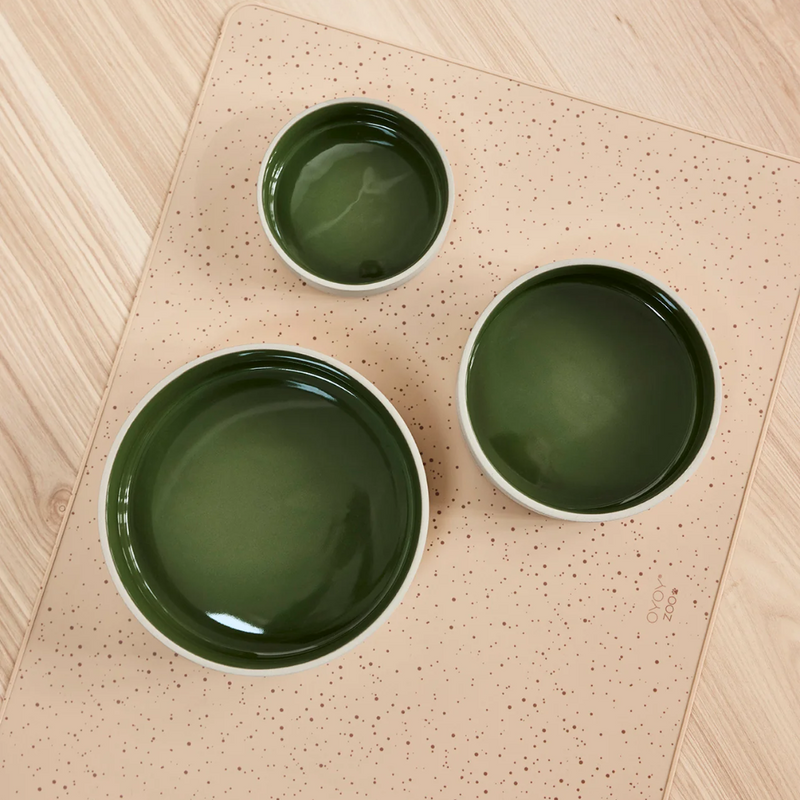 Koko Dog Bowl Mat Large - Camel