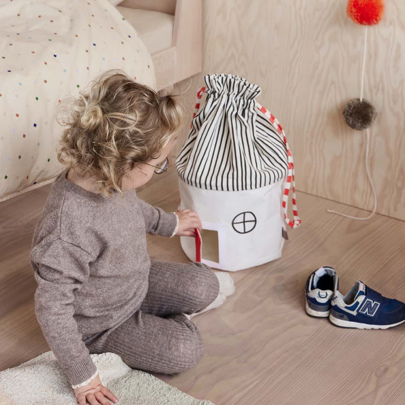 Koya Storage Basket Small - Cherry Red
